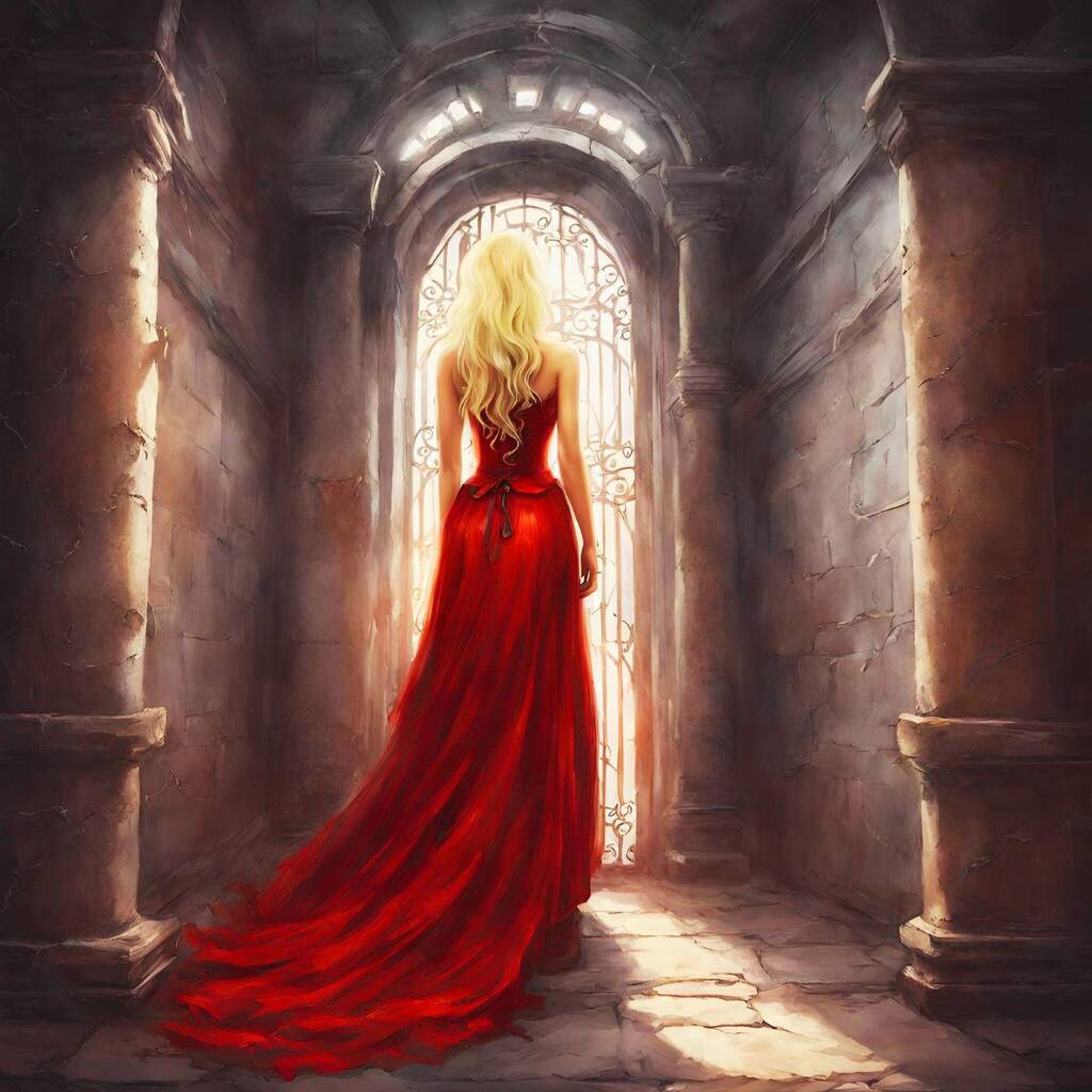 a woman dress in red learning to spot emotional extortion