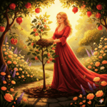 a woman planting seeds of love