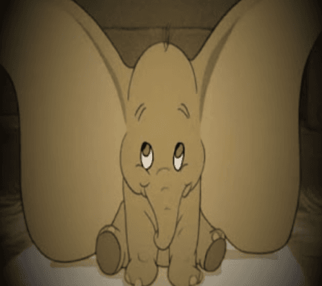 Dumbo — Disney quote about soaring not just flying