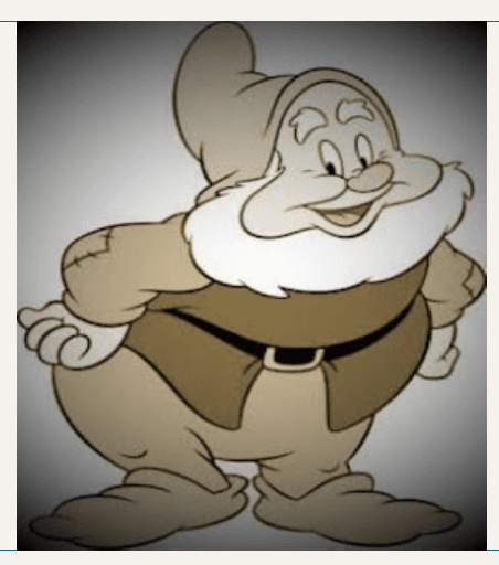 Happy from Snow White — Disney quote about wonder and staying young at heart